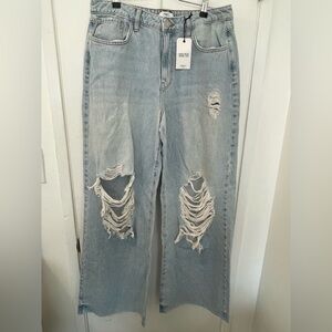 Forever 21 Wide Leg Jeans